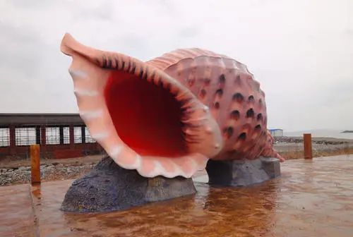 喷水海螺雕塑3